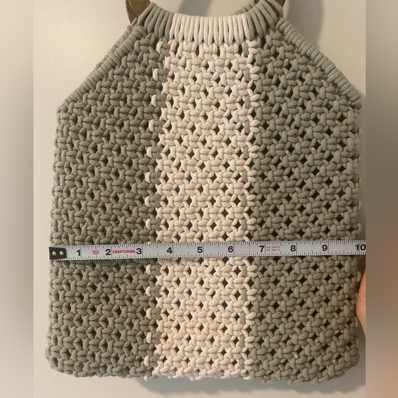 Woven Ichi Bag with Wooden Handle - Picture 5 of 7